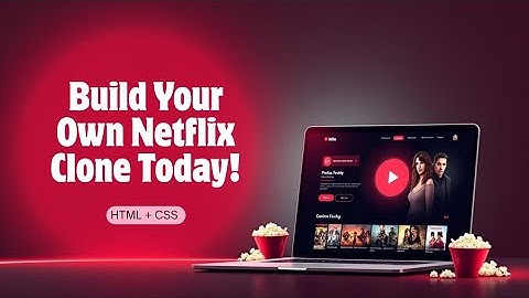 🔥 Netflix Clone Using HTML & CSS | Responsive Web Design for Beginners (No JavaScript)