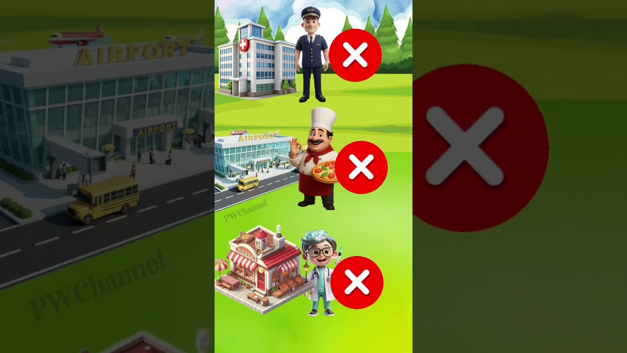 Which job has the correct workplace? 