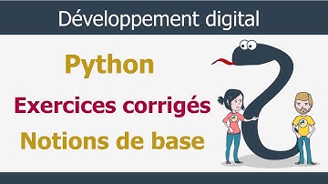 Python Darija V4 - Exercices corrigés du Python : Notions de base et conditions