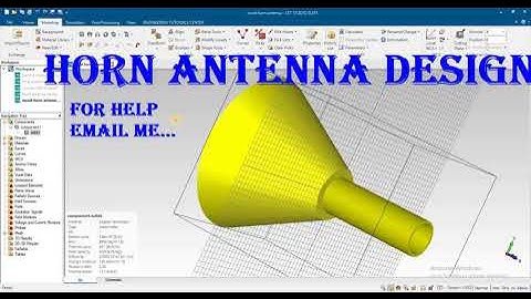 pyramidal conical corrugated horn antenna design using CST