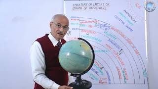 STRUCTURE or LAYER or STRATA of ATMOSPHERE (वायुमंडल की संरचना या परत या स्तर)