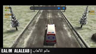 اللعبة الشهيرة ترافيك traffic racer مرحلة سياراة الاسعاف screenshot 4