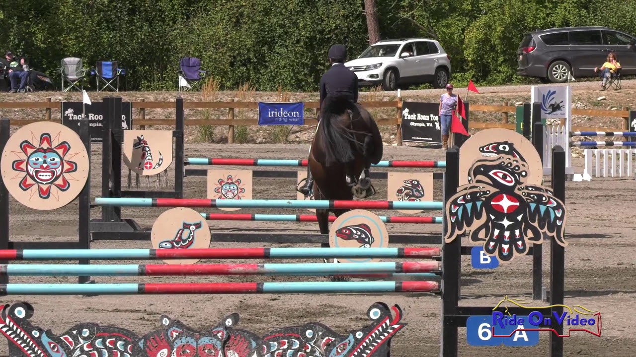 horseshoe bend 074S Amber Levine on I'm Jaguar Open Training Championships Show Jumping Aspen Farms Sept. 2019