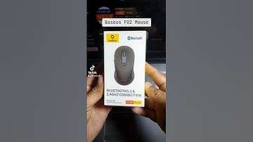 Baseus F02 Mouse Ergonomic Bluetooth 5.2 & 2.4GHZ Connection Unboxing #baseus #bluetoothmouse