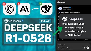 Get DeepSeek-r1-0528 API for FREE | Beats OpenAI o3, Claude 4 Sonnet & Gemini 2.5 Pro | No RateLimit