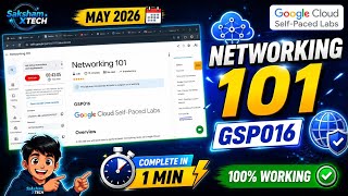 Networking 101 | #GSP016 #qwiklabsarcade2026 #googlecloudarcade #arcade2026