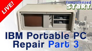 Recapping an IBM Portable Personal Computer 5155 for a Co-Worker! Part 3 (Computerized Start™ Live)
Ive launched a merch shop: https://shop.jdmcs.com - use code JUSTINTIME for 5% off all Computerized Start™ merchandise through at least July 31st!
*
One of my co-workers has entrusted me with their first computer: an IBM Portable Personal Computer 5155. I dont get to keep it, but I do get to repair it.
In Part 3 of this livestream series, I will be replacing all of the tantalum capacitors to ensure a long and pleasant computing experience. Please dont get mad if I dont do something with this computer, it isnt mine so Im going to be a bit more careful with it... that also means Im going to re-assemble it at the end of the stream so that I dont risk losing parts.
Will I get the old tantalum capacitors out without issue? Will this bring back good memories? Will I miss a tantalum capacitor un til after I re-assemble the 5155? Youll have to watch to find out!
Links for following along:
Tantalum capacitors I used on the IBM 5155 motherboard: https://www.mouser.com/ProductDetail/581-TAP106K025CRW
*
Spinning Wheel Stock Video by Vecteezy: https://www.vecteezy.com/free-videos/spinning-wheel
*
Ways to Support the Channel:
☕️ Tips or Support via Ko-fi: https://ko-fi.com/jdmcs
🈷️ Support me on Patreon: https://www.patreon.com/jdmcs
📦 Amazon Wishlist: https://jdmcs.net/wishlist
... or simply do the YouTube things: Like/Dislike, Comment, Subscribe, Enable Notifications, and participate in the Chat. These things help the channel, too!
**
Read Computerized Start™, my Official Blog: https://jdmcs.net/myblog
Follow me on Instagram: https://jdmcs.net/myinstagram
Follow me on Twitter: https://jdmcs.net/mytwitter Recapping an IBM Portable Personal Computer 5155 for a Co-Worker! Part 3 (Computerized Start™ Live)