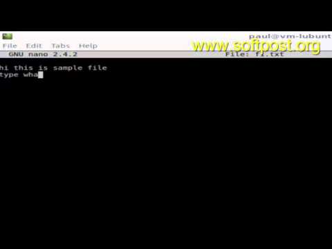 How to edit a file in Debian