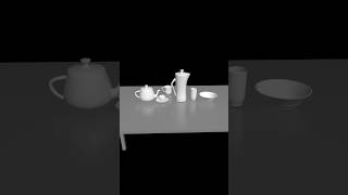 The "Everything is a Teapot" Set in 3DS Max || A slow version of my short on similar subject
