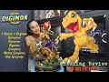 Agumon evolution1 statue with 6 digimon unboxing reviewgreat design studio