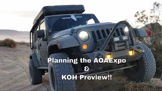 Planning the AOAExpo 2022 - King of the Hammers preview!