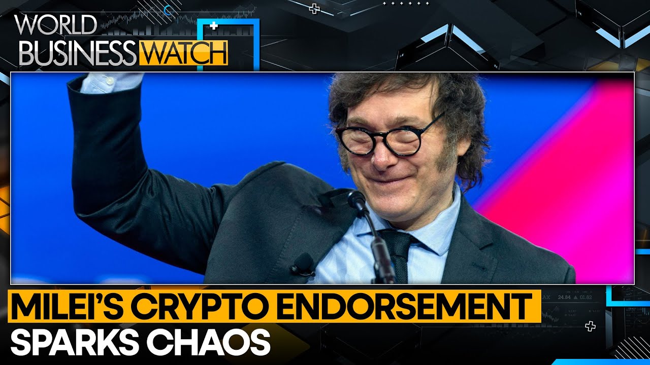 Milei’s Crypto Post Triggers $4.6 Bn Surge, Then A Crash | World Business  Watch | WION News