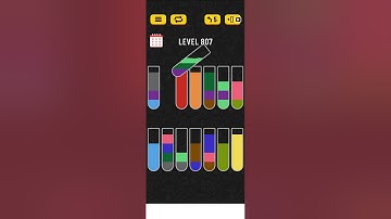 Water sort puzzle level 807