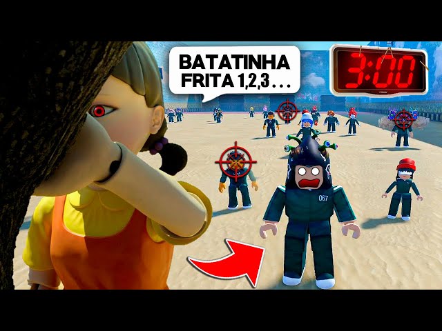 Batatinha Frita 1,2,3! 😳⛔ #roblox #robloxmeme #squidgame #round6 #bat