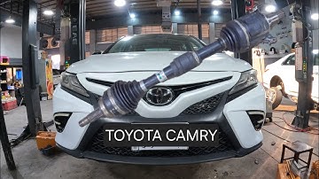 front left CV axle replacement .. toyota camry 2018-2025 (torque specs)