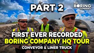 FIRST EVER Tour Inside Boring Company HQ & Factory!  (Part 2)