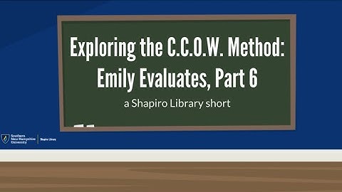 Exploring the CCOW Method: Emily Evaluates, Part 6