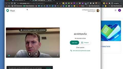 Using Google Meet within Google Classroom