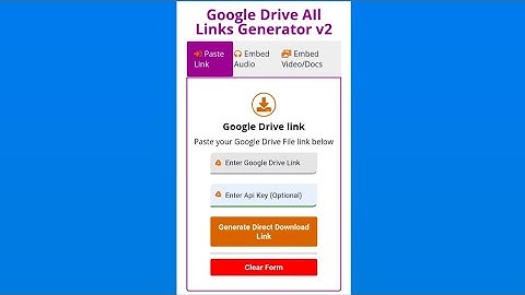 Google Drive AIl Links Generator v2