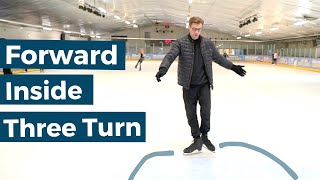 Mastering the Forward Inside 3 turn on Ice - Beginner Ice Skating Move