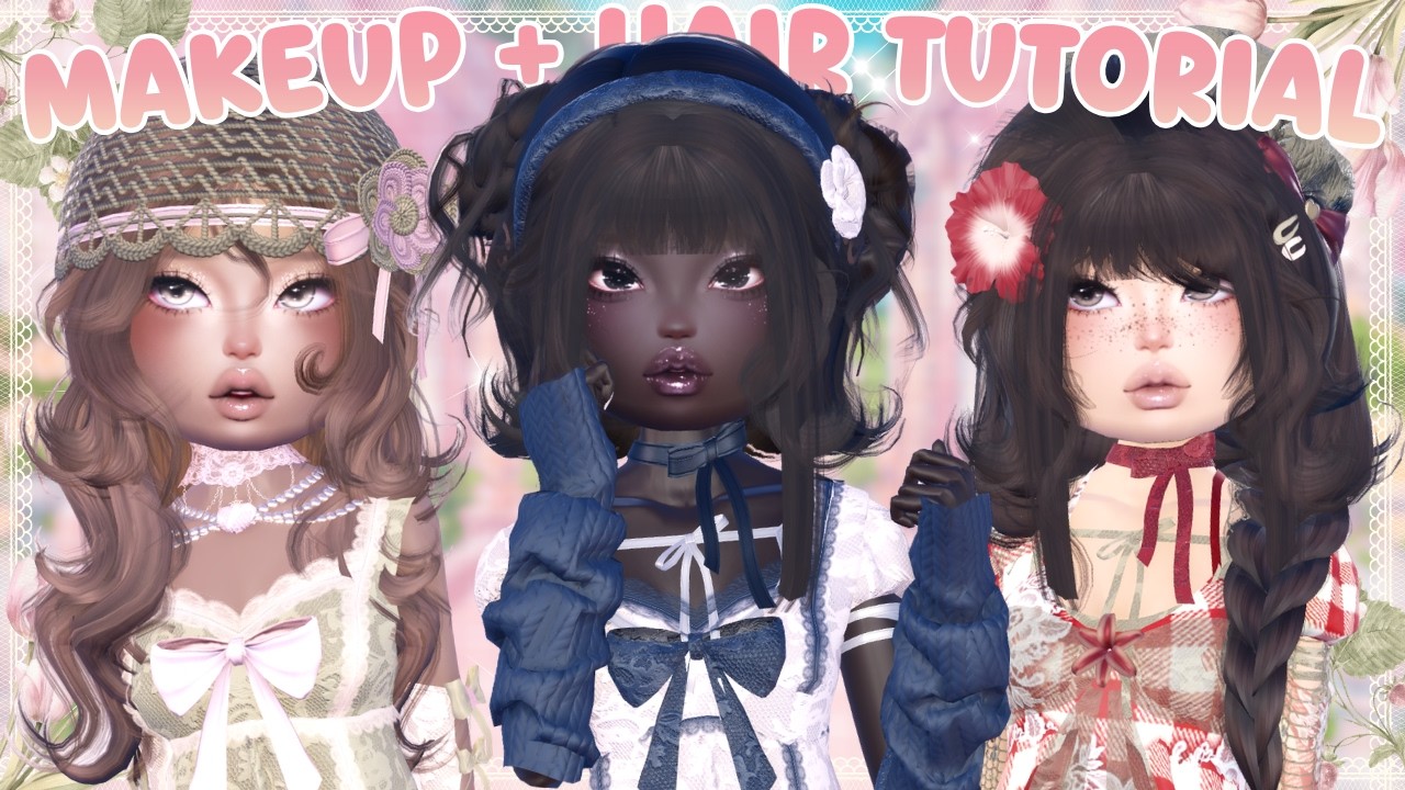 Cutesy, Soft *CUSTOM MAKEUP* And *HAIR COMBO* Tutorials For