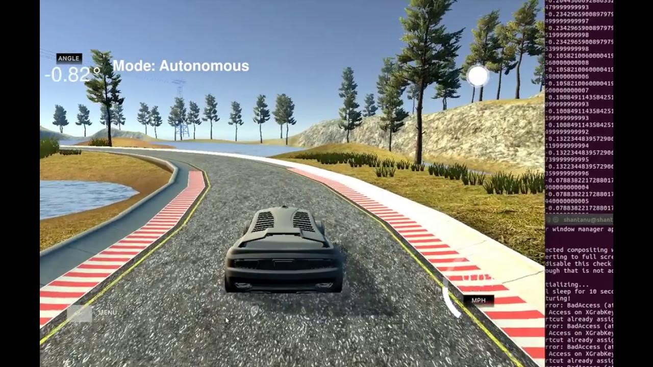 Self Driving Car Using Machine Learning YouTube