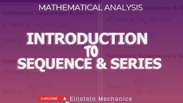 Ep 1 | Introduction to Sequence | Arithmetic & Geometric Progression | Mathematical Analysis