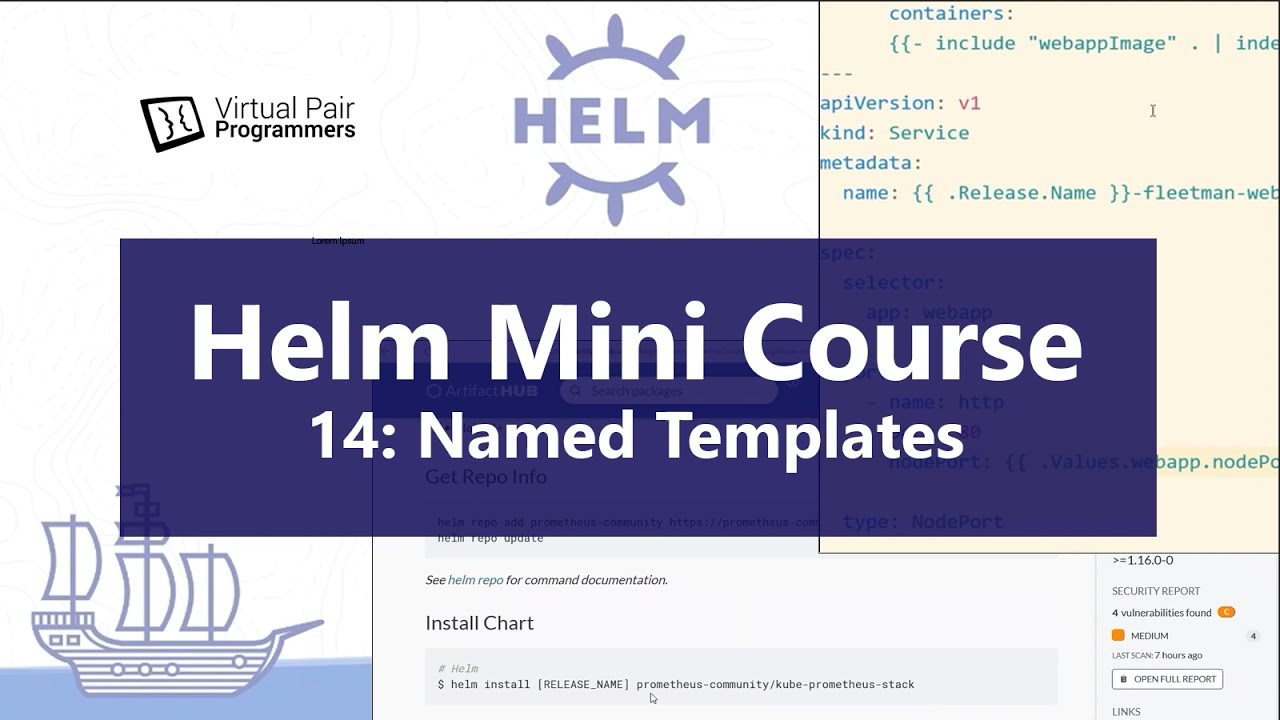 Helm Mini Course Part 14 - Named Templates