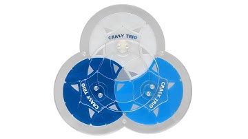 Crazy Trio v.2 - Intersecting circles puzzle