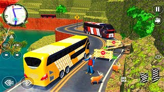 Coach Bus Hill Road Driving Simulator - Offroad Euro Bus Games 2020 - Android GamePlay screenshot 5