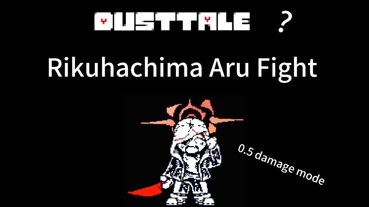 [UTAU] Undertale Unwelcome School Rikuhachima Aru Fight (0.5 damage)