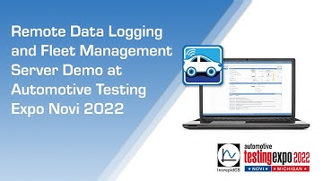 Remote Data Logging and Fleet Management Demo at Automotive Testing Expo Novi 2022