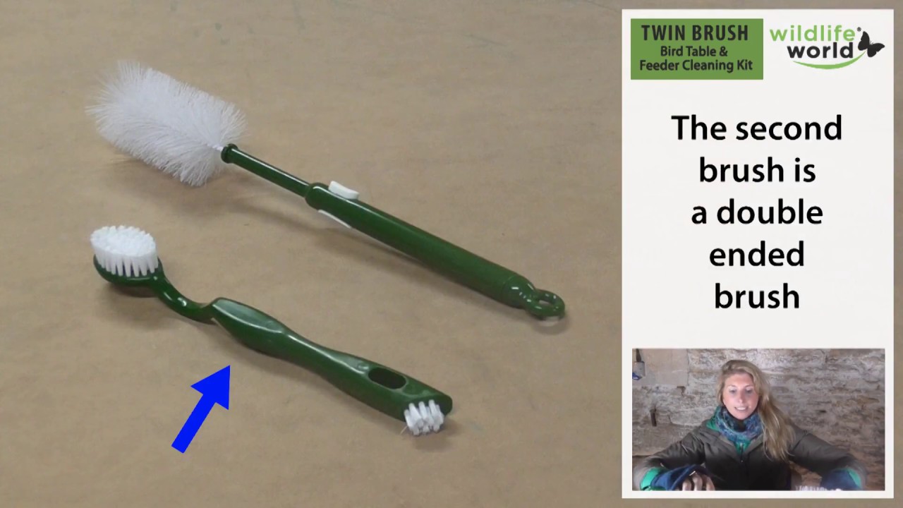 Hygiene Brush Kit essential for bird tables, feeders and bird baths