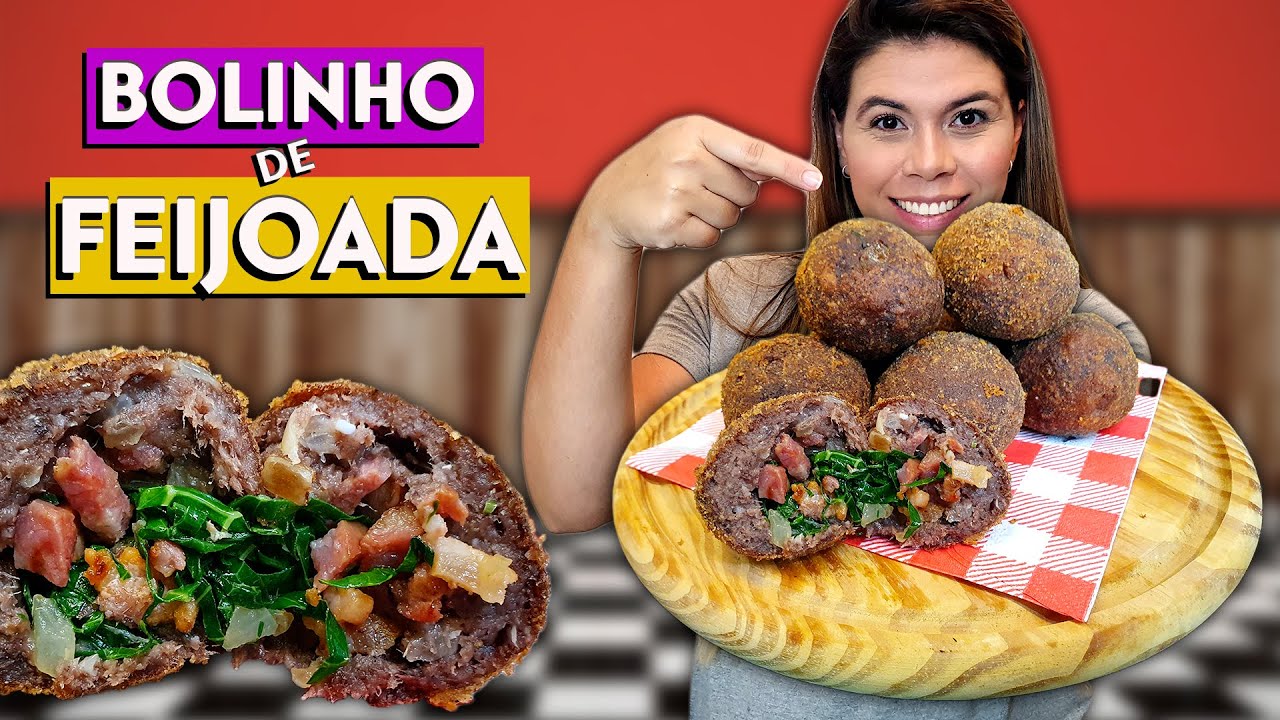 RECEITA DE BOLINHO DE FEIJOADA