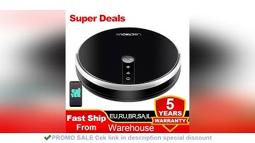 Robot Vacuum Cleaner LIECTROUX/LILIN C30B ,Map Navigation with Memory,Wifi APP Control,6000pa Suctio