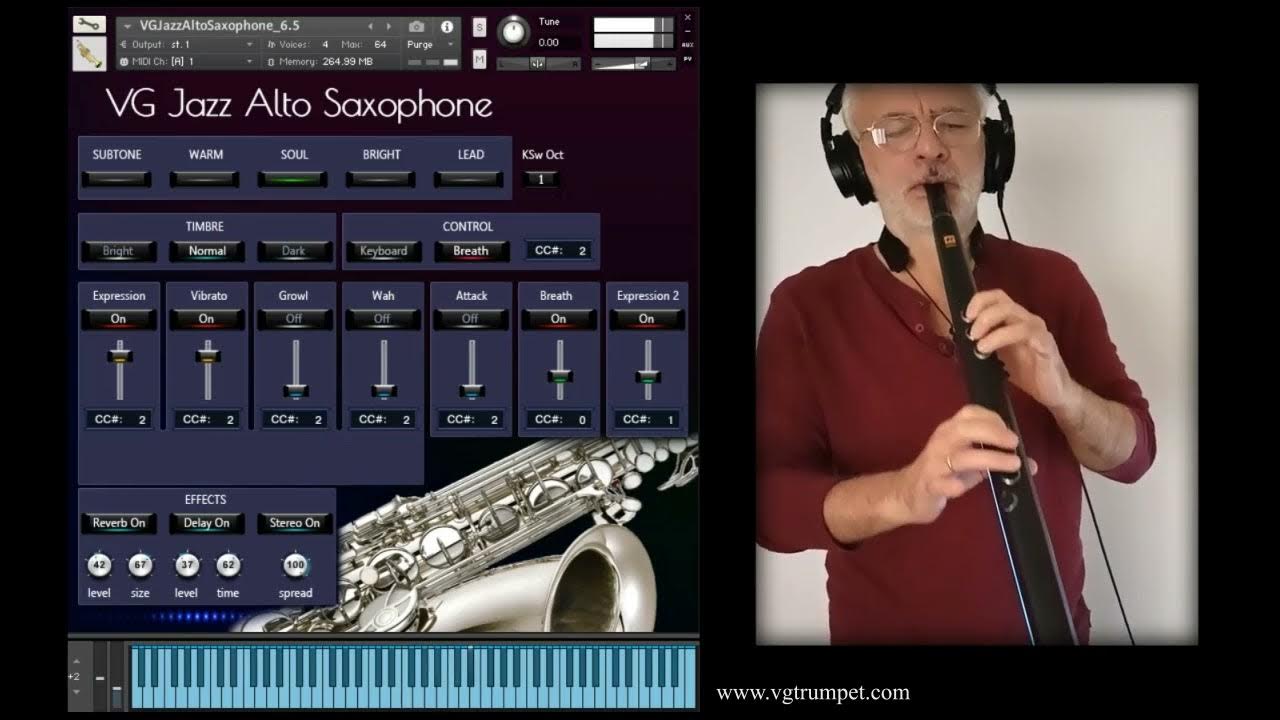 Alto Saxophone sound library for NI Kontakt and Robkoo R1 YouTube