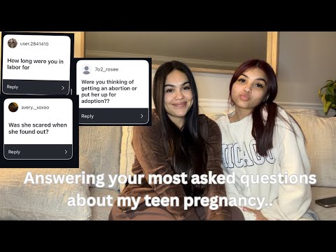 Answering your most asked questions about my teen pregnancy😱