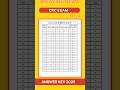 CRC EXAM ANSWER KEY DECLARED 2025.#crcexam