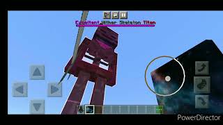 Excellent Wither Skeleton Titan Vs The Galaxy Titan - (Minecraft) screenshot 4