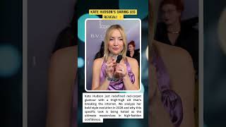 KATE HUDSON SHOCKS! The Slit Dress Everyone Is Copying! 👗🔥 #KateHudson #FashionNews