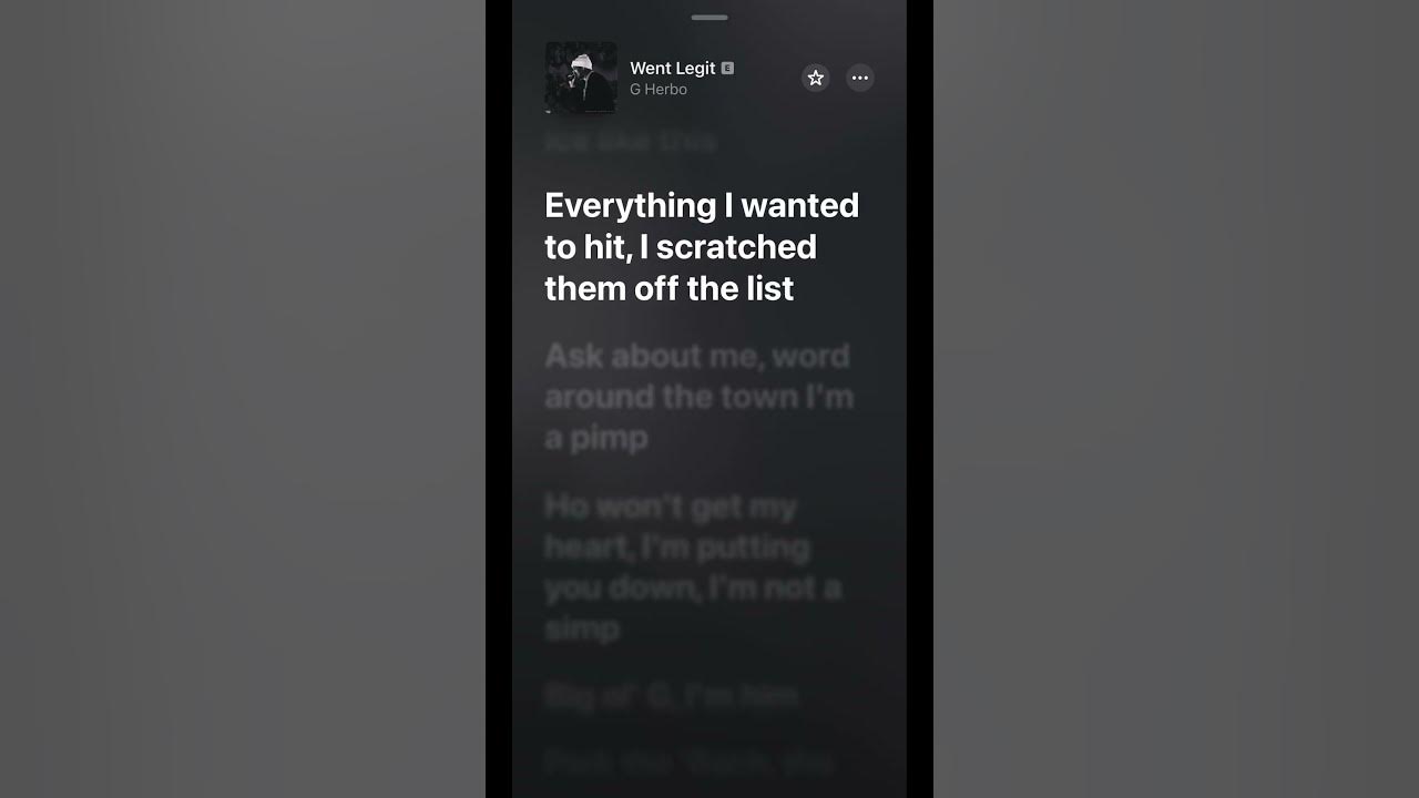 G Herbo - Went Legit #shorts #lyrics