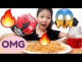 ONE CHIP CHALLENGE WITH FIRE SPICY NOODLES -BY - Jasmine Cinzah