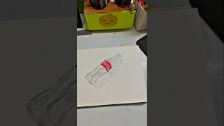 Coca-Cola in 3D! 🥤✨ #shorts #3DDrawing #Art #trending #diy #viral #claymodeling #artandcraft #art