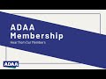 My ADAA Membership