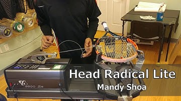 Time Lapse: How to String a Head Radical Lite Tennis Racquet