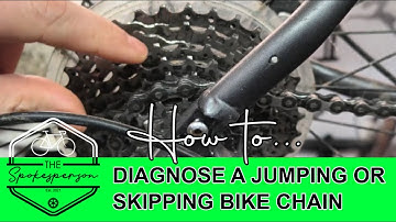 How to diagnose and fix a skipping or jumping bicycle chain