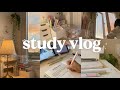 STUDY VLOG | lots of studying, journal, study productive ˚ ༘🥑