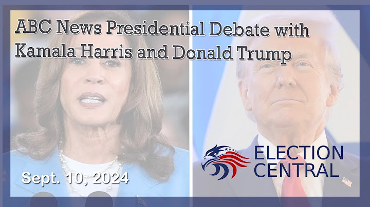 LIVE REPLAY: ABC News Trump-Harris Presidential Debate (Sept. 10)