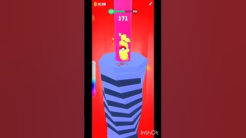 Drop stack ball game level 140 #gaming #games #gamer #gameplay #gaming #shortvideo