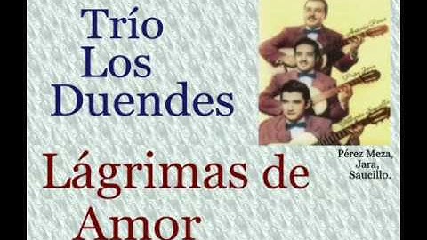 Trío Los Duendes:  Lágrimas de Amor  -  (letra y acordes)